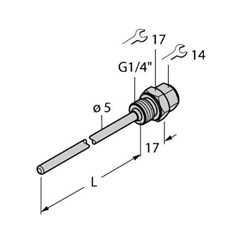 温度传感器附件 THW-3-G1/4-A4-L050