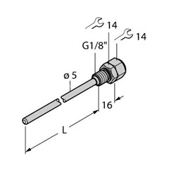 温度传感器附件 THW-3-G1/8-A4-L100