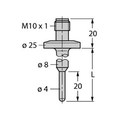 温度传感器附件 THW-3-TRI3/4-A4-L250