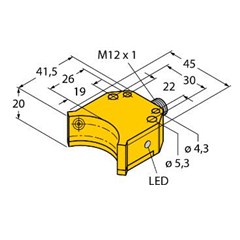 电感式传感器 NI4-DS20-2Y1X2-H1140