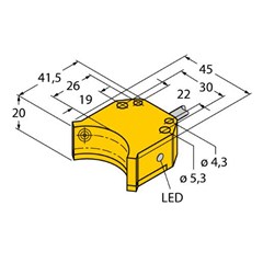 电感式传感器 NI4-DS20-2Y1X2