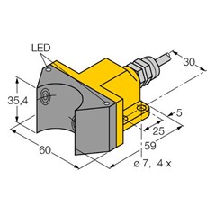 电感式传感器 NI4-DSU35-2Y1X2