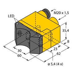 电感式传感器 NI4-DSU35TC-2Y1X2