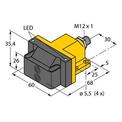 电感式传感器 NI4-DSU26-2Y1X2-H1140