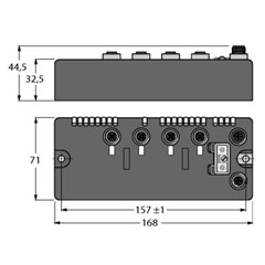 HF/UHF接口 BLCDN-4M12L-2RFID-S-2RFID-S