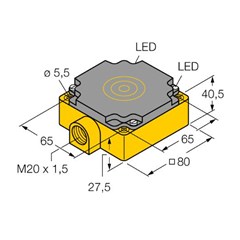 电感式传感器 NI40-CP80-FZ3X2/S97