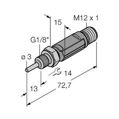 温度传感器 TTM050C-103A-G1/8-LI6-H1140-L013 -50...50°C