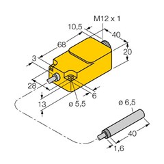 电感式传感器 Bi1，5-EH6，5-0，2-Q20-2LU-H1141/S950