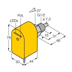 紧凑型插入式气体流量传感器 FCS-G1/2A4P-VRX/230VAC