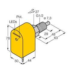 紧凑型插入式气体流量传感器 FCS-GL1/2A4P-VRX/24VDC