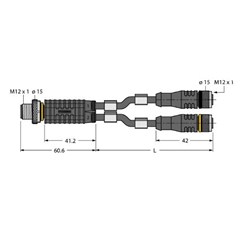 2相接线盒 VBRS4.4-2RKC4T-0，3/0，3/TXL