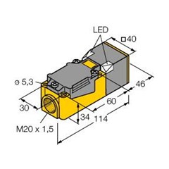 电感式传感器 NI50U-CP40-VP4X2