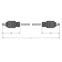 工业用以太网线 AIDA-GC-AIDA-GC-4416-0，3M