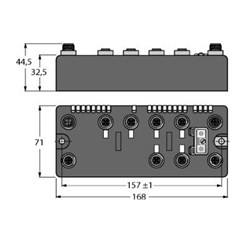 现场总线I/O模块 BLCEN-6M12LT-4IOL-2RFID-S