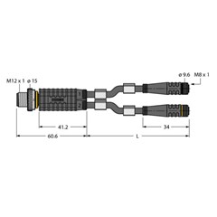 2相接线盒 VBRS4.4-2PKG3M-1.5/1.5/TXL