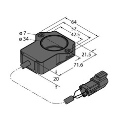 微型编码器 RI120P1-QR20-LU4X2-0，15-DT04-3P