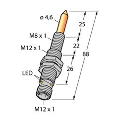 磁感应接近传感器 NIMFE-EM12/4.6L88-UP6X-H1141/S1182