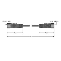 执行器和传感器线缆 CSM CKM 19-19-0.6/S101