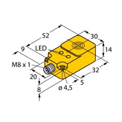 电感式传感器 BI10U-Q14-AN6X2-V1131