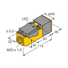 电感式传感器 BI15-CP40-AD4X