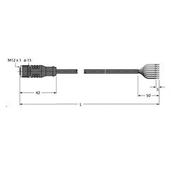 电缆连接 E-RKC 8T-264-2