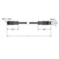 执行器和传感器线缆 HT-SKP3-1-HT-SSP3/S2430