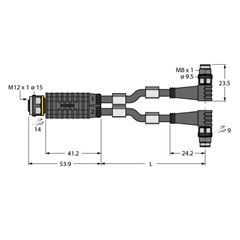 2相接线盒 VBRK4.4-2PSW3M-2/2/TEL