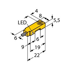 电感式传感器 BI2-Q5.5K-Y1X