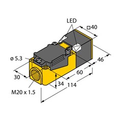 电感式传感器 BI20U-CP40-AN6X2