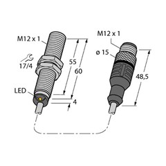 电感式传感器 BI2U-MT12E-AD4X-0.3-RS4.23/XOR