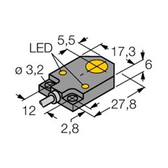 电感式传感器 BI3-Q06-AP6X2