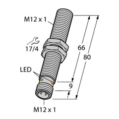电感式传感器 BI4U-M12-VP44X-H1141 L80