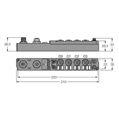 耦合器模块 SCOL-0404D-1004