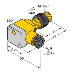 电感式传感器 BI5-P18SK-Y1X