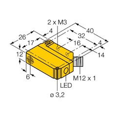 电感式传感器 BI5U-Q12-AN6X2-H1141