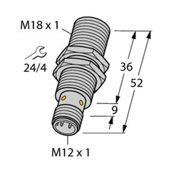 电感式传感器 BI8U-EM18WD-AN6X-H1141