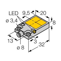 电感式传感器 BI8U-Q08-AN6X2-V1131