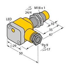 电感式传感器 NI10-EG18SK-Y1X