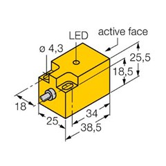 电感式传感器 NI10-Q25-AN6X