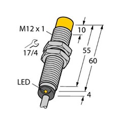 电感式传感器 NI10U-M12E-VP44X