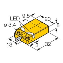 电感式传感器 NI10U-QP08-AP6X2