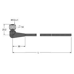 执行器和传感器电缆 WKH4.4-10/TFE