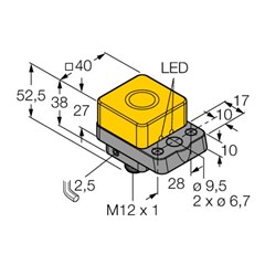 电感式传感器 NI22U-Q40-AP6X2-H1141