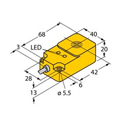 电感式传感器 NI25-Q20-AN6X2