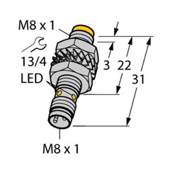 电感式传感器 NI3-EG08K-AN6X-V1131